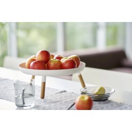 Yamazaki - Μεταλλικός Δίσκος Με Ξύλινα Πόδια WH