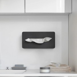 Yamazaki - Επιτοίχια Θήκη Για Χαρτομάντηλα Tower BK