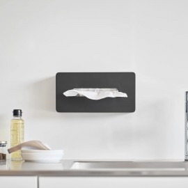 Yamazaki - Επιτοίχια Θήκη Για Χαρτομάντηλα Tower BK