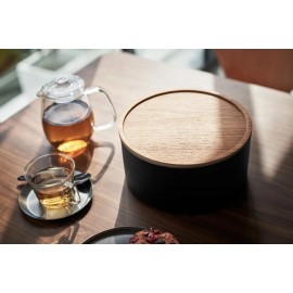 Yamazaki - Στρογγυλό Κουτί Αποθήκευσης Με Καπάκι BK