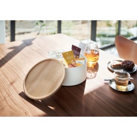 Yamazaki - Στρογγυλό Κουτί Αποθήκευσης Με Καπάκι WH