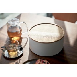 Yamazaki - Στρογγυλό Κουτί Αποθήκευσης Με Καπάκι WH