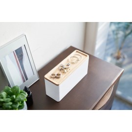 Yamazaki - Κουτί αποθήκευσης Κοσμημάτων & Αξεσουάρ 3 Θέσεων Με Καπάκι WH