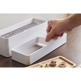 Yamazaki - Κουτί αποθήκευσης Κοσμημάτων & Αξεσουάρ 3 Θέσεων Με Καπάκι WH