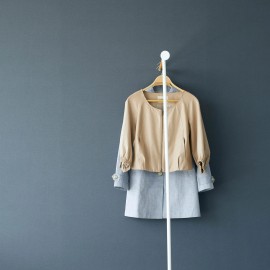 Yamazaki - Κρεμάστρα Ρούχων Με Βάση Σιδερώματος Tower Slim WH