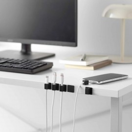 Yamazaki - Smart. Σετ 5 Μαγνητικές Θήκες Καλωδίων Με Βάση BK