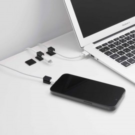 Yamazaki - Smart. Σετ 5 Μαγνητικές Θήκες Καλωδίων Με Βάση BK