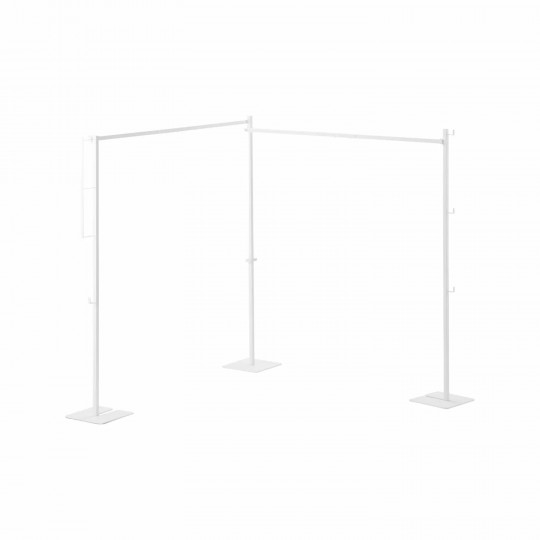 Yamazaki - Tower. Διπλή Πτυσσόμενη Απλώστρα/Κρεμάστρα WH