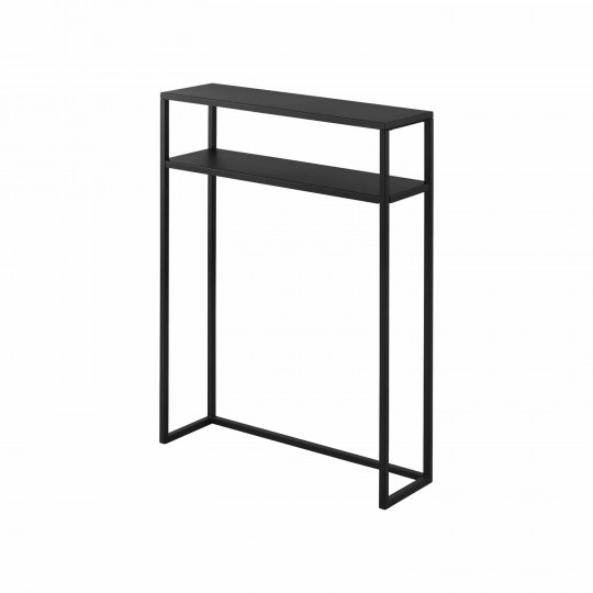 Yamazaki - Tower. Κονσόλα Εισόδου Με Ράφι Metal BK