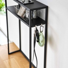 Yamazaki - Tower. Κονσόλα Εισόδου Με Ράφι Metal BK