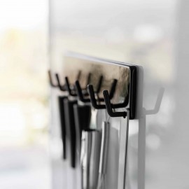 Yamazaki - Tower. Επιτοίχια Κρεμάστρα Για Εργαλεία Κουζίνας 6 Θέσεων BK