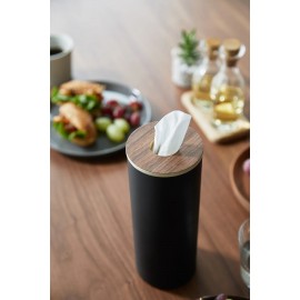 Yamazaki - Κυλινδρική Θήκη Για Χαρτομάντηλα L BK Yamazaki - Κυλινδρική Θήκη Για Χαρτομάντηλα L BK