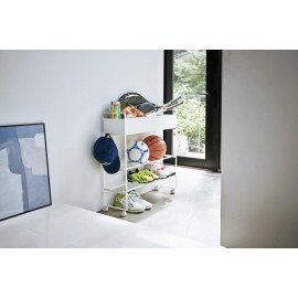 Yamazaki - Τροχήλατο Καλάθι Αποθήκευσης Με 2 Ράφια Tower WH