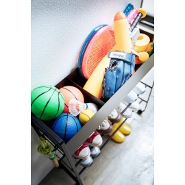 Yamazaki - Τροχήλατο Καλάθι Αποθήκευσης Με 2 Ράφια Tower BK