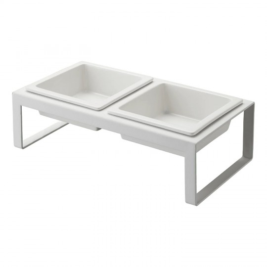 Yamazaki - Διπλό Μπολ Φαγητού Για Κατοικίδια WH