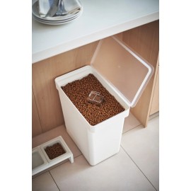 Yamazaki - Δοχείο Αποθήκευσης Φαγητού Για Κατοικίδια Με Δοσομετρητή 12kg WH