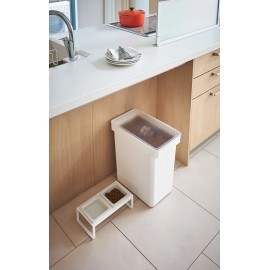 Yamazaki - Δοχείο Αποθήκευσης Φαγητού Για Κατοικίδια Με Δοσομετρητή 12kg WH