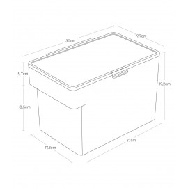 Yamazaki - Δοχείο Αποθήκευσης Φαγητού Για Κατοικίδια Με Δοσομετρητή BK 3,5kg