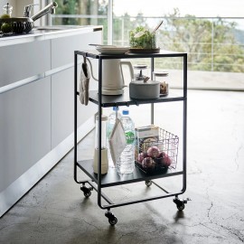 Yamazaki - Καρότσι Αποθήκευσης 3 Επιπέδων Με Χερούλι BK