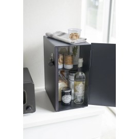 Yamazaki - Μεταλλική Ψωμιέρα Tower Slim BK