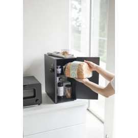 Yamazaki - Μεταλλική Ψωμιέρα Tower Slim BK