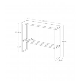 Yamazaki - Ράφι Για Παντόφλες Με Ξύλινη Επιφάνεια WH