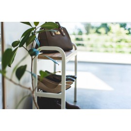 Yamazaki - Ράφι Για Παπούτσια Με Ξύλινη Επιφάνεια 48x19x46cm WH