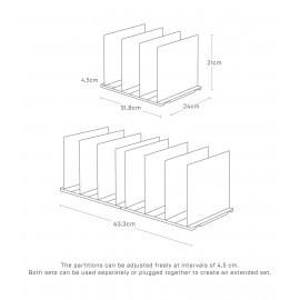 Yamazaki - Σετ 2 Βάσεις Οργάνωσης Τσαντών BK
