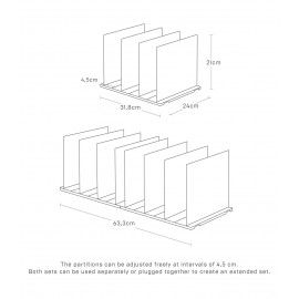 Yamazaki - Σετ 2 Βάσεις Οργάνωσης Τσαντών WH 