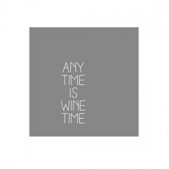 Raeder - Χαρτοπετσέτα Cocktail Any Time Is Wine Time 