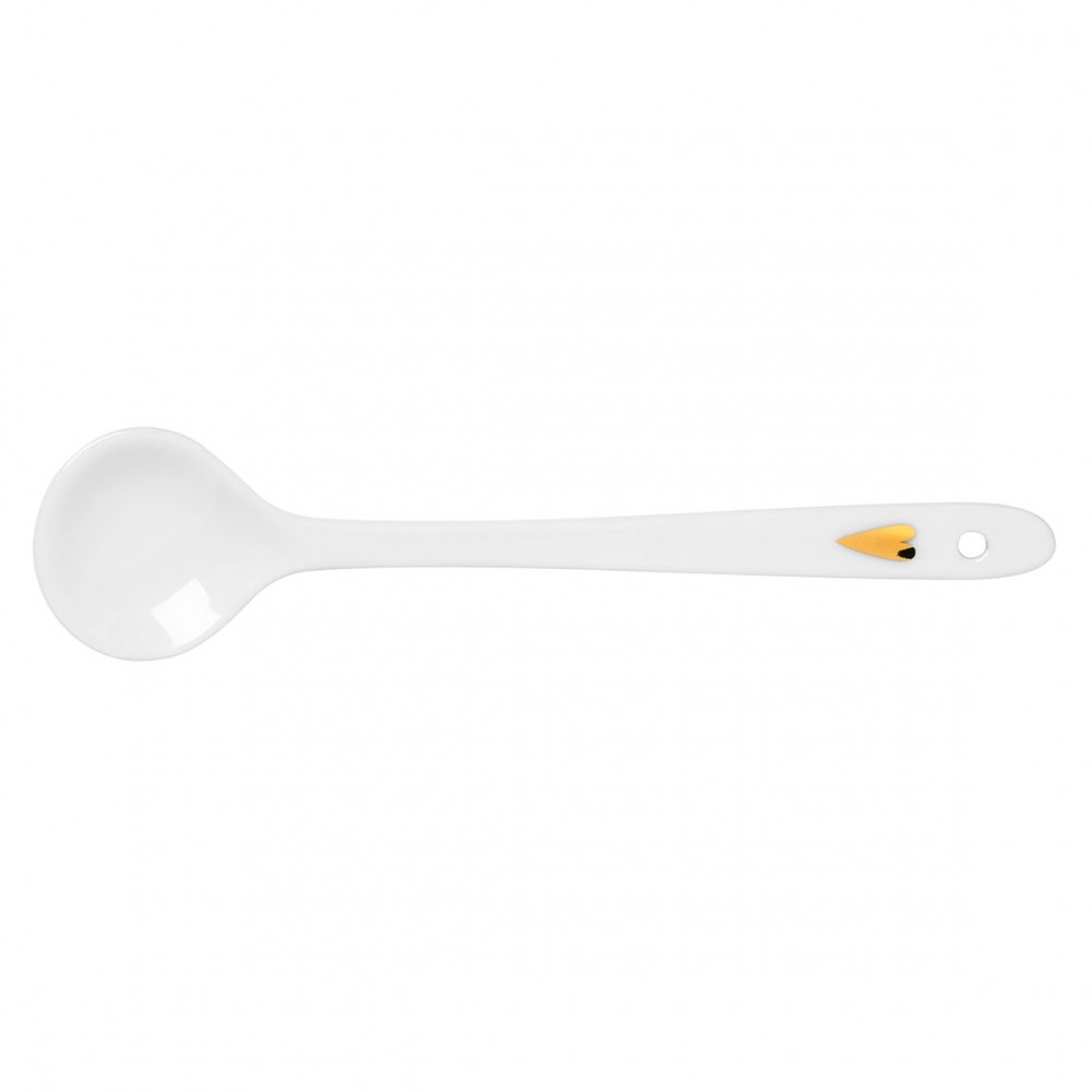 Raeder - Πορσελάνινο Μίνι Κουταλάκι Heart Gold