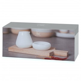 Raeder - Βάση Σερβιρίσματος Με Δοχεία Για Λάδι & Αλάτι