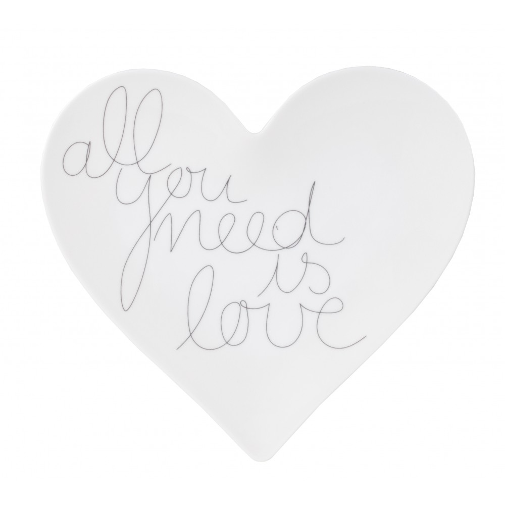 Raeder - Πορσελάνινο Μίνι Πιάτο Καρδιά 