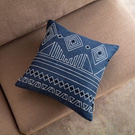Gofis Home - Μαξιλαροθήκη Edna 43x43cm Blue Jean 162/01 Gofis Home - Μαξιλαροθήκη Edna 43x43cm Blue Jean 162/01