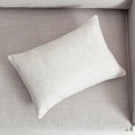 Gofis Home - Μαξιλαροθήκη Zelena 30x45cm Ασημί 397/34