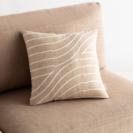 Gofis Home - Μαξιλαροθήκη  Amon 43x43cm Λινό 261/06