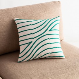 Gofis Home - Μαξιλαροθήκη  Amon 43x43cm Aqua 261/11