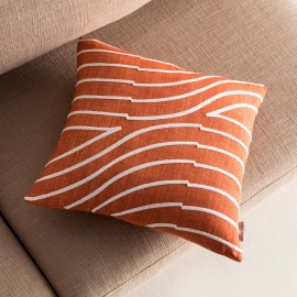 Gofis Home - Μαξιλαροθήκη  Amon 43x43cm Tan Brown 261/13