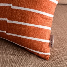 Gofis Home - Μαξιλαροθήκη  Amon 43x43cm Tan Brown 261/13