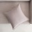 Gofis Home - Μαξιλαροθήκη Light Veil 43x43cm Water Grey/Vanilla 309/34
