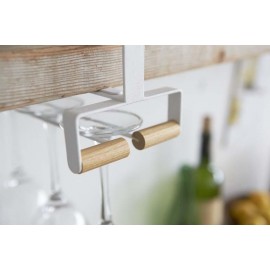 Yamazaki - Under Shelf Wine Glass Hanger WH Yamazaki - Under Shelf Wine Glass Hanger WH