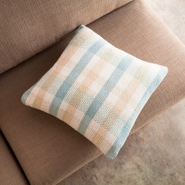 Gofis Home - Μαξιλαροθήκη Tic-Tac-Toe 43x43cm Aqua 477/11