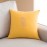 Gofis Home - Μαξιλαροθήκη Yolanthe  43x43cm Sun Yellow 484/10