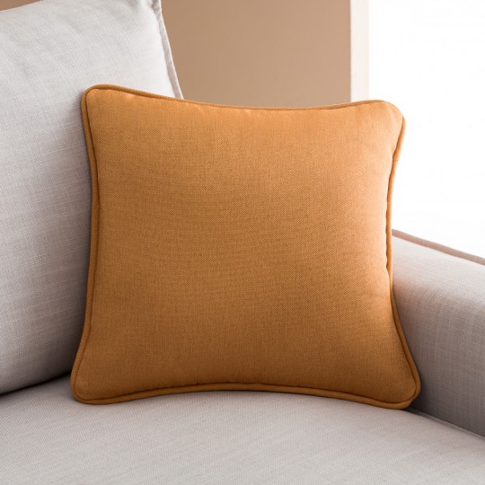 Gofis Home - Μαξιλαροθήκη Zuri 43x43cm Honey Brown 508/12