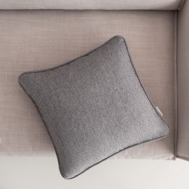 Gofis Home - Μαξιλαροθήκη Zuri 43x43cm Grey Rock 508/15