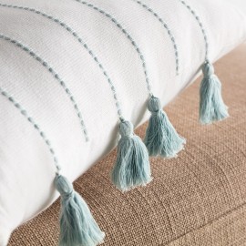 Gofis Home - Μαξιλαροθήκη Maira 43x43cm Aqua 540/11