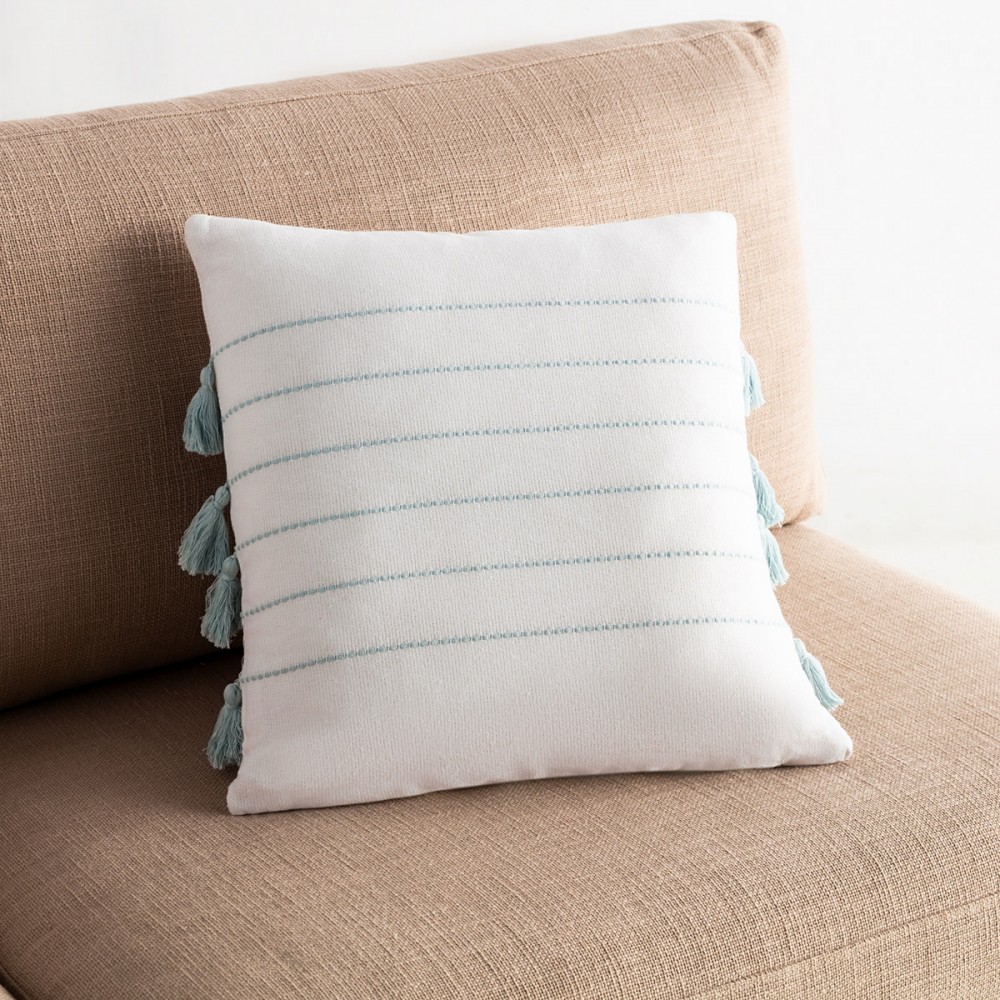 Gofis Home - Μαξιλαροθήκη Maira 43x43cm Aqua 540/11