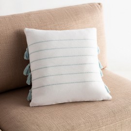 Gofis Home - Μαξιλαροθήκη Maira 43x43cm Aqua 540/11