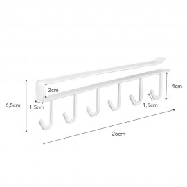 Yamazaki - Under Shelf Tool Hanger WH Yamazaki - Under Shelf Tool Hanger WH