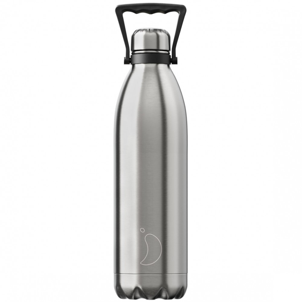 Chillys Bottles - Μπουκάλι Θερμός Original Silver 1.8L Chillys Bottles - Μπουκάλι Θερμός Original Silver 1.8L